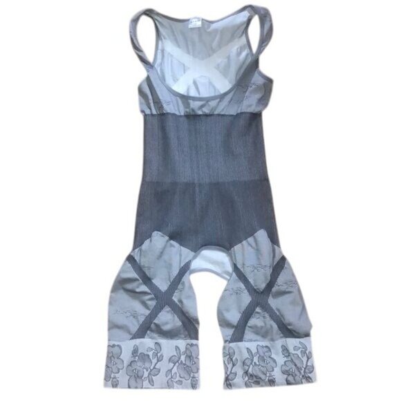 Bamboo Charcoal Slimming Breathable Bodysuit 360 degree firm tummy thigh control - Picture 8 of 8